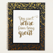 Schwarzes Gold kann man nicht davon abhalten, groß Planer (Vorderseite)