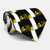 Schwarzes Gold Krawatte (Gerollt)
