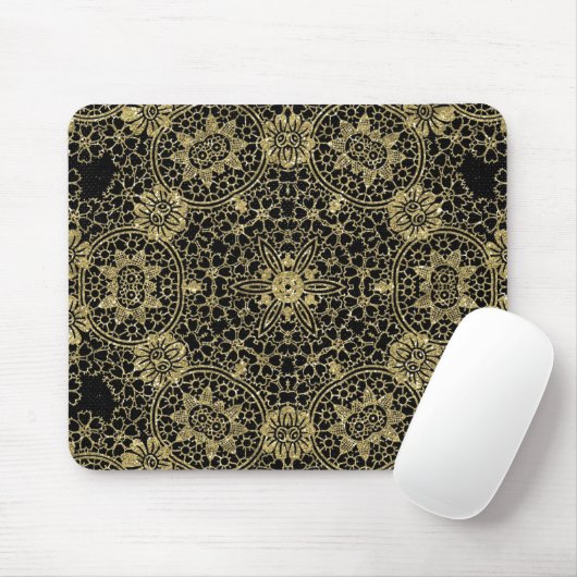 Schwarzes Gold Mousepad (Mit Mouse)