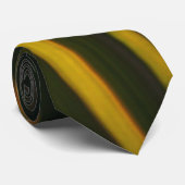 Schwarzes Gold Orange Moderne Straßen Personalisie Krawatte (Gerollt)