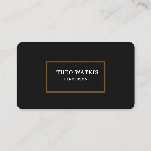 Schwarzes Gold QR-Code bearbeiten Visitenkarte (Vorderseite)
