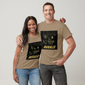 Schwarzes Gold Rugged Geek | Schalttafel | Tech T-Shirt (Unisex)