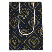 Schwarzes Gold Sternzeichen (2) Mittlere Geschenktüte (Rückseite)