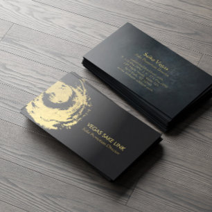 Schwarzes Gold Symbol Sake Sommelier Weingut Barke Visitenkarte