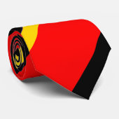 Schwarzes Gold und Rot Krawatte (Gerollt)