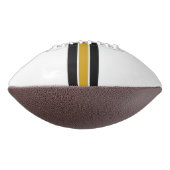 Schwarzes Gold und Weiß Design Football (Gedreht 90)