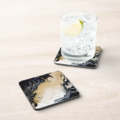 Schwarzes Gold Untersetzer (Rechte Seite)