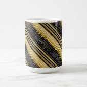 Schwarzes Gold Weihnachtsmuster#28 ID1009 Kaffeetasse (Mittel)