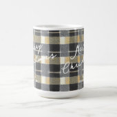 Schwarzes Gold Weihnachtsmuster#7 ID1009 Kaffeetasse (Mittel)