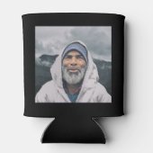 Schwarzes Gold zum 80. Geburtstag mit Foto Dosenkühler (Rückseite)