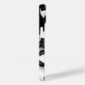 Schwarzes goldenes Mannschaftstollen lustige Fußbä Case-Mate iPhone Hülle (Rückseite / Rechts)