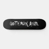 SCHWARZES, GOTH PUNK-ENGEL SKATEBOARD (Horizontal)
