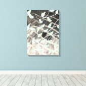 Schwarzes Grau und Aquamarin Leinwanddruck (Insitu (Holzboden))