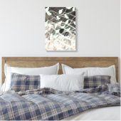 Schwarzes Grau und Aquamarin Leinwanddruck (Insitu (Schlafzimmer))