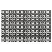 Schwarzes Greifmuster Stoff (Fat Quarter (45,7 x 55,9 cm))