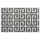 Schwarzes griechisches Schlüsselmuster Stoff (Fat Quarter (45,7 x 55,9 cm))