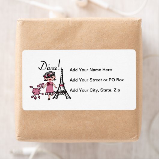 Schwarzes Haar-Diva (Insitu)