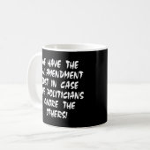 Schwarzes haben wir 2. Änderung Kaffeetasse (Vorderseite Links)