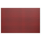 Schwarzes Hahnentrittmuster Muster #2M Stoff (Fat Quarter (45,7 x 55,9 cm))