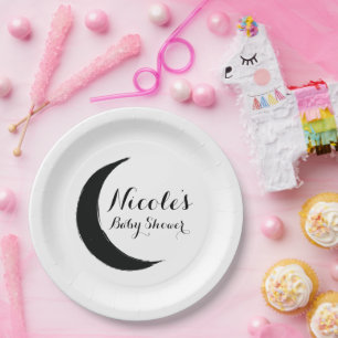 Schwarzes Halbmond Dunkelmond Astrologie Zodiac Pa Pappteller