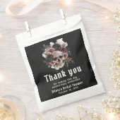Schwarzes Halloween-Blumenschmuck-Gotisches Brautp Geschenktütchen (Ausgeschnitten)