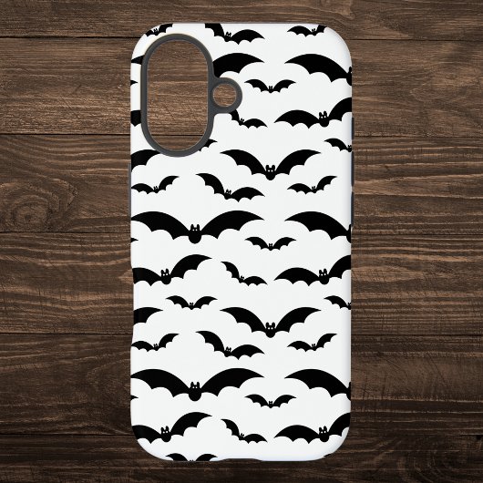 Schwarzes Halloween-Flechtmuster Case-Mate iPhone Hülle