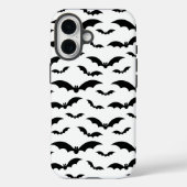 Schwarzes Halloween-Flechtmuster Case-Mate iPhone Hülle (Rückseite)