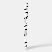 Schwarzes Halloween-Flechtmuster Case-Mate iPhone Hülle (Rückseite / Rechts)