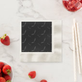 Schwarzes Halloween/Fledermaus Napkins Serviette (Beispiel)