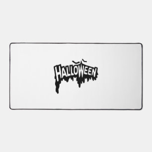 Schwarzes Halloween Schreibtischunterlage