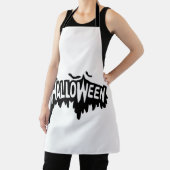 Schwarzes Halloween Schürze (InSitu)