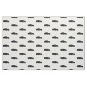 Schwarzes, handgezeichnetes Sketch-Gewebe der C7-K Stoff (Fat Quarter (45,7 x 55,9 cm))