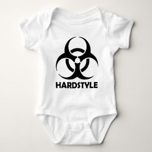 schwarzes hardstyle Stammes- Baby Strampler