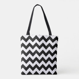 Schwarzes Häuschen - Doppelspitzen Tasche