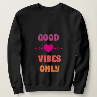 Schwarzes Hemd mit vollen Ärmeln für Frauen Sweatshirt