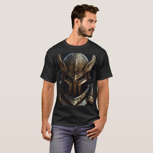 schwarzes Hemd T-Shirt (Vorne ganz)