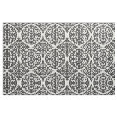 Schwarzes Heritage-Damask Stoff (Fat Quarter (45,7 x 55,9 cm))
