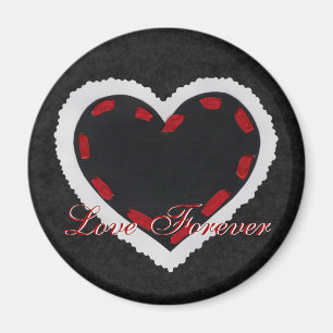 Schwarzes Herz Magnet