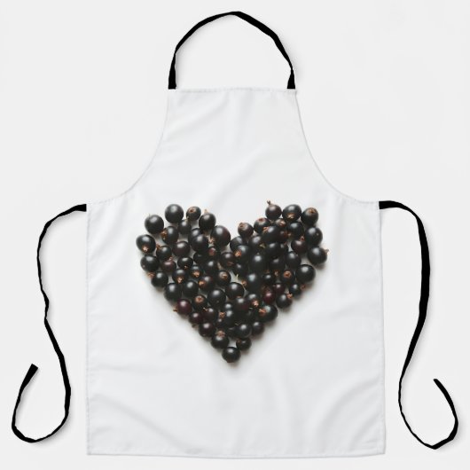 Schwarzes Herz Schürze (Vorderseite)