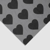 Schwarzes Herz Seidenpapier (Detail)