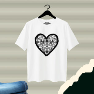 Schwarzes Herz T-Shirt
