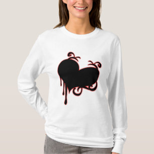 Schwarzes Herz T-Shirt