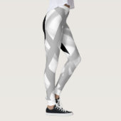 Schwarzes Herz zurück Leggings (Rechts)