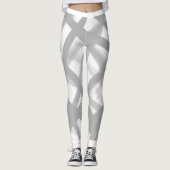 Schwarzes Herz zurück Leggings (Vorderseite)