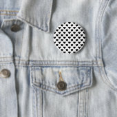 Schwarzes Herzmuster Button (Beispiel)