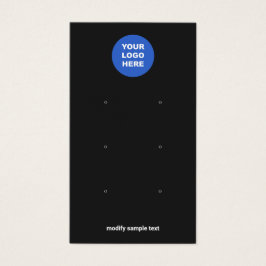 Schwarzes Hinzufügen Ihres Logos Drei-Ohren-Anzeig