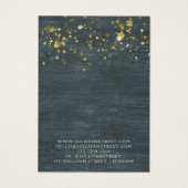 Schwarzes Holz Gold Ohrringe - Ketten-Display-Kart (Rückseite)