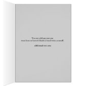 Schwarzes Holz Hirsche Rustikales Land Vielen Dank (Innen (Rechts))