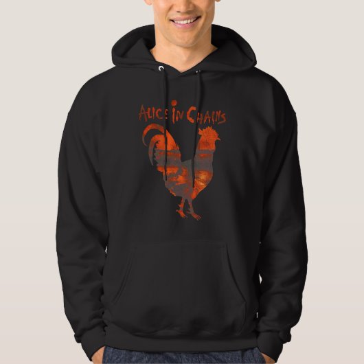 schwarzes Huhn   Hoodie (Vorderseite)