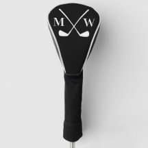 Schwarzes Initialen-Monogramm